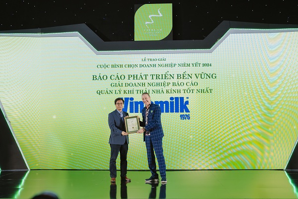 Vinamilk đạt giải cao nhất về các phát triển bền vững và quản trị