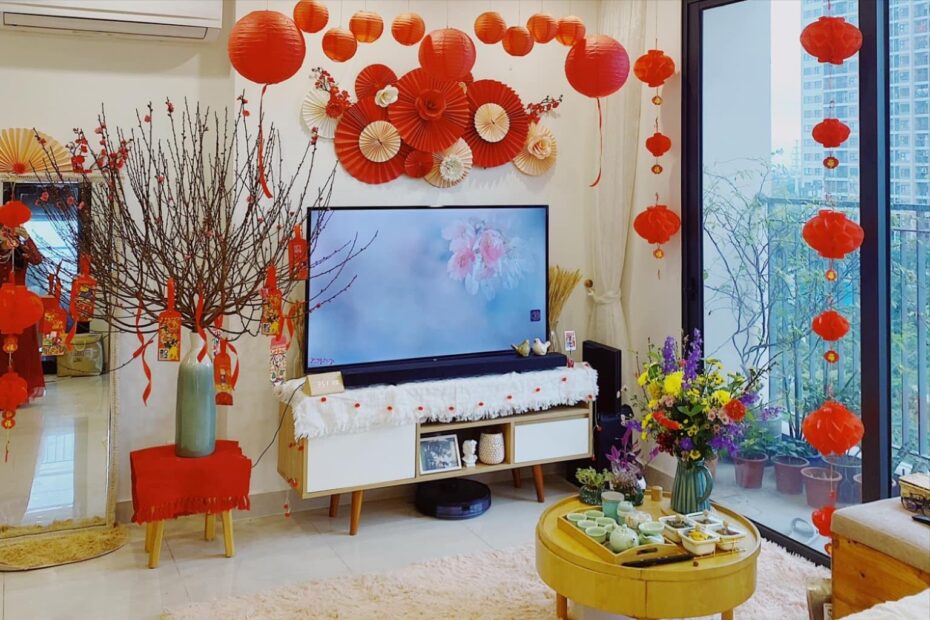 Gợi ý trang trí để căn hộ thêm ấm áp ngày Xuân