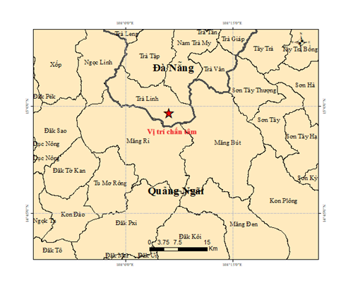 9 trận động đất liên tiếp ở Đà Nẵng, Quảng Ngãi